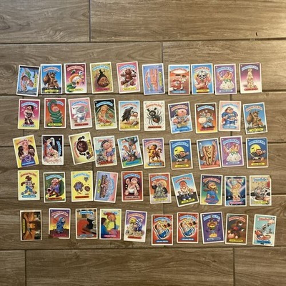 Vintage Topps Garbage Pail Kids Cards Mixed Lot Poor Condition